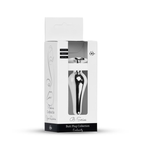 Plug-Jewellery Silver BUTT PLUG- Rose