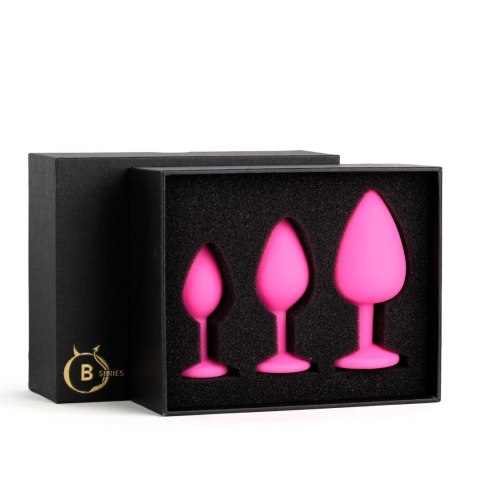 Jewellery - Silicone PLUG - SET Pink
