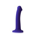 GLOW-LED DILDO PURPLE - M