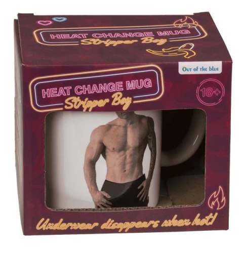 Kubek striptis chłopak efekt termiczny 350ml kamikonka