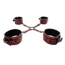 Luxury hogtie with wrist and ankle cuffs