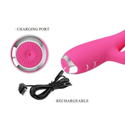 PRETTY LOVE - GLORIA Pink, 12 vibration functions 3 pulse wave settings Memory function