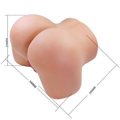 CRAZYBULL Julia - Realistyczny Masturbator - Wibracje i Efekty Dźwiękowe