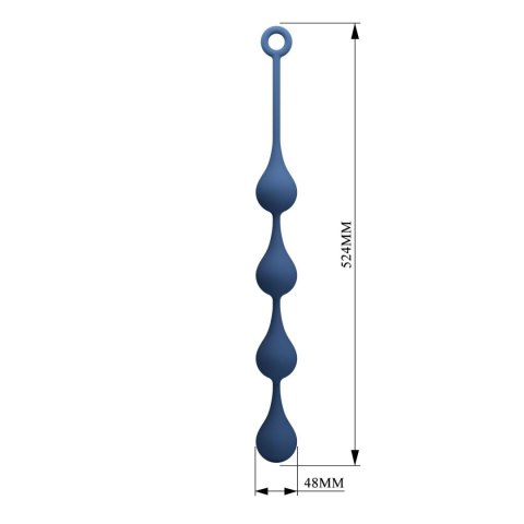 MR PLAY Waterdrop Anal Balls - 52.5 cm XL