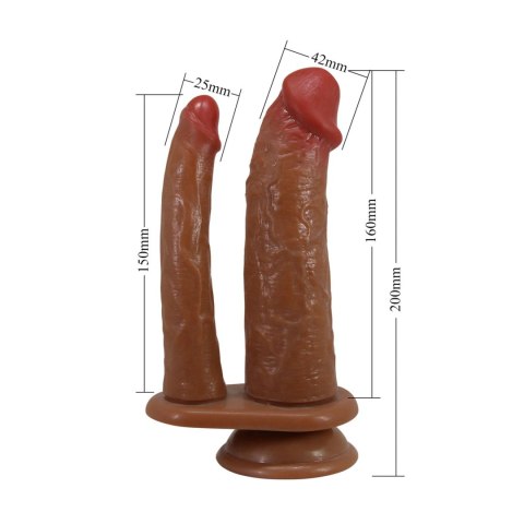 PRETTY LOVE - Double Dildo Hulbert 6.9" 7 functions