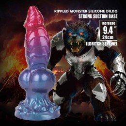 Power Monsters Eldritch Sentinel - 24 cm Rippled Monster Silicone Dildo