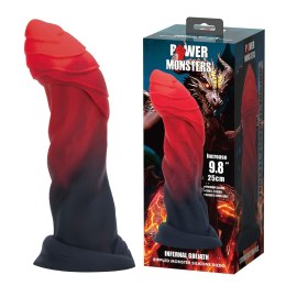 Power Monsters Infernal Goliath - 25 cm Rippled Monster Silicone Dildo