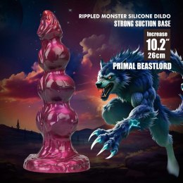 Power Monsters Primal Beastlord - 26 cm Rippled Monster Silicone Dildo