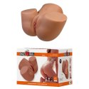 Crazy Bull Briony Realistic Vagina & Anal Masturbator with Vibrations - Brown