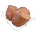Crazy Bull Briony Realistic Vagina & Anal Masturbator with Vibrations - Brown