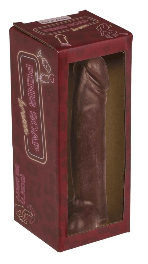 Penis soap with suction cup, brown / Mydło Penis z przyssawką - brązowe