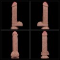 8'' Dual Layered Silicone Cock