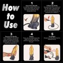 10'' Dual Density Silicone Inflatable Dildo