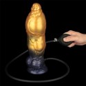 10'' Dual Density Silicone Inflatable Dildo