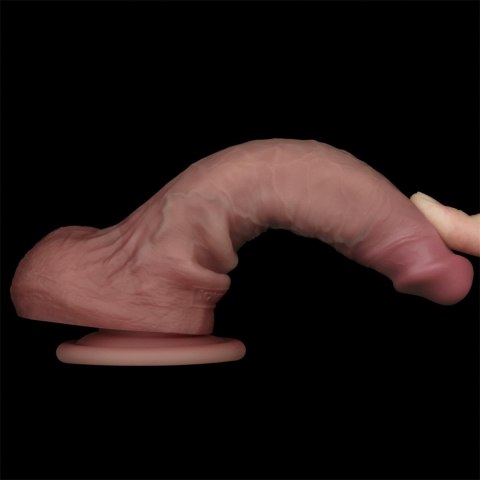 7'' Sliding Skin Pro II Dual Layer Silicone Dong