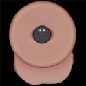 8.5" Vibrating Sliding Skin Pro II Dual Layer Silicone Dong