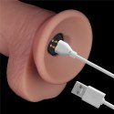 8.5" Vibrating Sliding Skin Pro II Dual Layer Silicone Dong