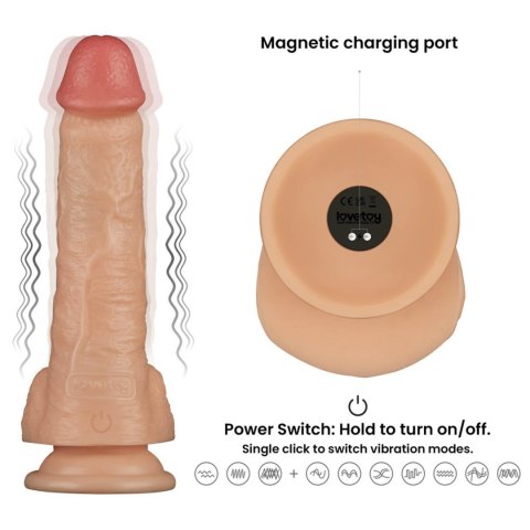 Vibrating Enhanced Strap on Set 8'' L/XL/2XL