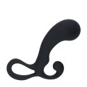 Bulb with Loop Silicone Prostate Massager - M - Black