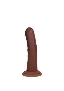 Dual Density Silicone Curved Realistic Dildo with Suction Cup - 6