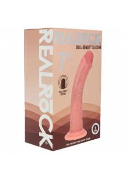 Dual Density Silicone Curved Realistic Dildo with Suction Cup - 7
