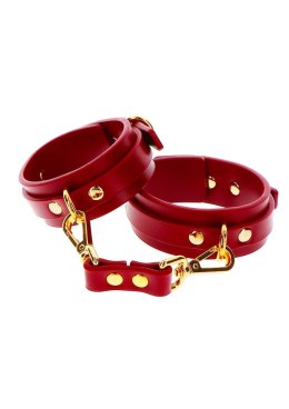 Ankle Cuffs Red - Stylowy dodatek do zabawy