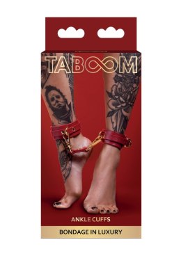 Ankle Cuffs Red - Stylowy dodatek do zabawy