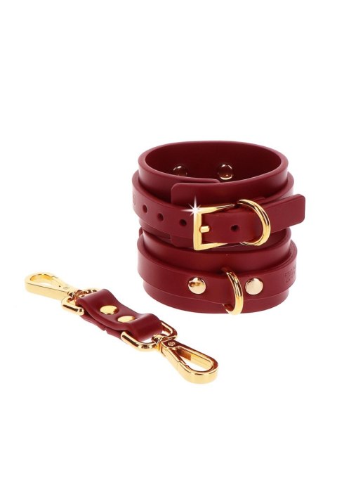 Ankle Cuffs Red - Stylowy dodatek do zabawy