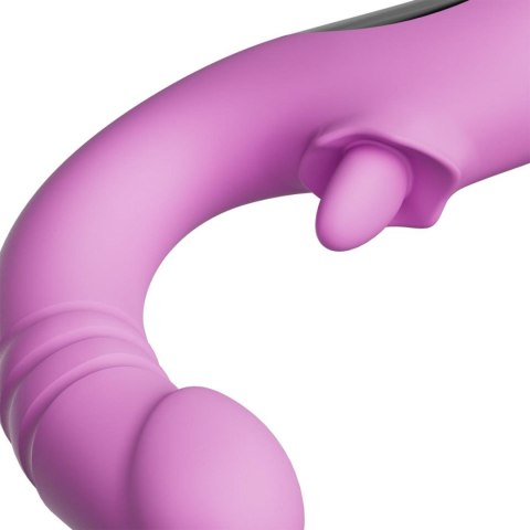 Good Vibes Only - Thrusting Tongue - Pink - PodwójnaStymulacjia 55dB