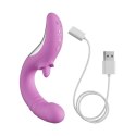 Good Vibes Only - Thrusting Tongue - Pink - PodwójnaStymulacjia 55dB
