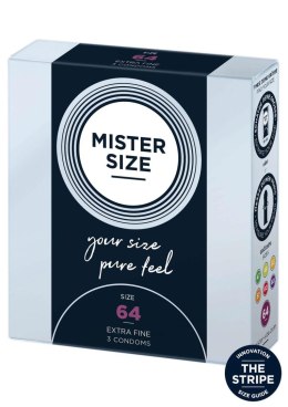 MISTER SIZE 64mm Condoms 3pcs