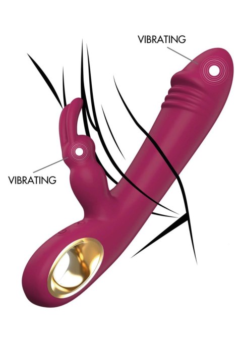 Taygeta Pleasure Rabbit Fuchsia - Podwójna stymulacja. Podwójna rozkosz