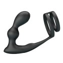 MR PLAY - VIBRATING ANAL PLUG with RING - Remote Control 12 functions