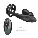 MR PLAY - VIBRATING ANAL PLUG with RING - Remote Control 12 functions