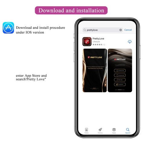 PRETTY LOVE - Klay, 10 vibration functions 10 thrusting settings Mobile APP remote control