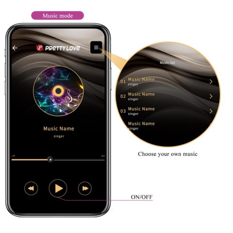 PRETTY LOVE - Klay, 10 vibration functions 10 thrusting settings Mobile APP remote control