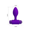 PRETTY LOVE -Vibra Butt Plug Purple - niesamowita przyjemność
