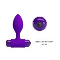 PRETTY LOVE -Vibra Butt Plug Purple - niesamowita przyjemność