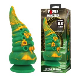 Power Monsters Abyssal Colossus - 22.5 cm Rippled Monster Silicone Dildo