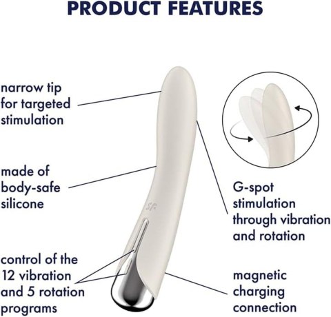 Satisfyer Spinning Vibe - Mocna stymulacja punktu G